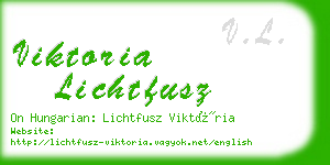 viktoria lichtfusz business card